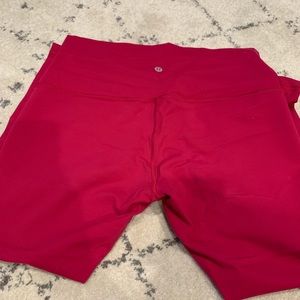 Lululemon Pink Cropped Leggings